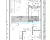 2 pok. 44.40 m2 Warszawa | Zdjęcie 8