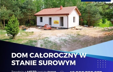 Zdjęcie główne ogłoszenia Nowoczesny dom całoroczny w stanie surowym