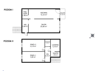 Zdjęcie główne ogłoszenia Przestronne i słoneczne 3 p./ Dwupoziomowe/ Balkon