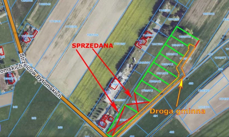 Sprzedaż działka budowlana 9,10 ar  Dobrzeń Wielki | Zdjęcie główne