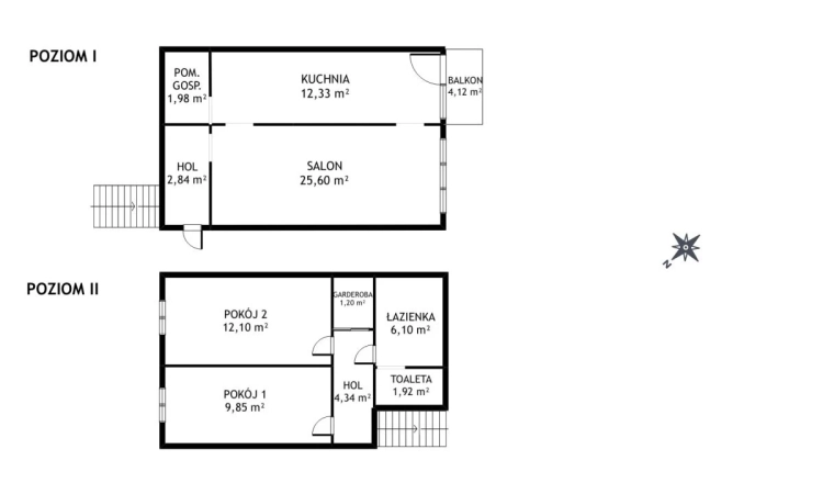 Przestronne i słoneczne 3 p./ Dwupoziomowe/ Balkon | Zdjęcie główne