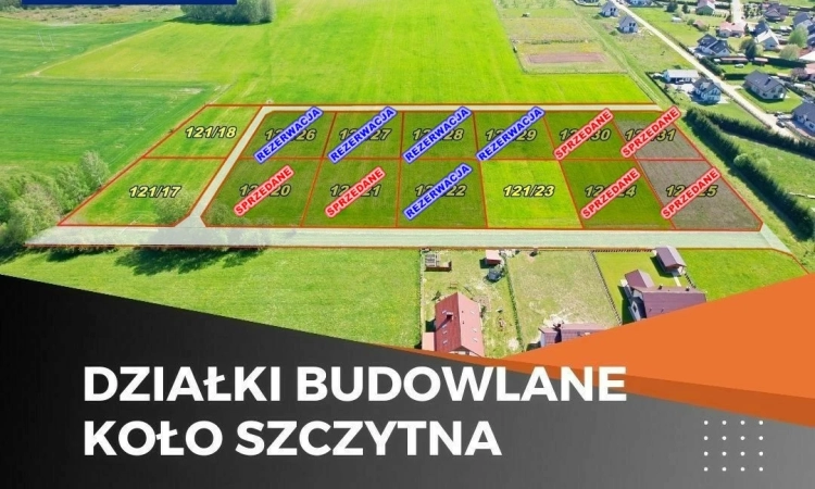 Działki budowlane koło Szczytna | Zdjęcie główne