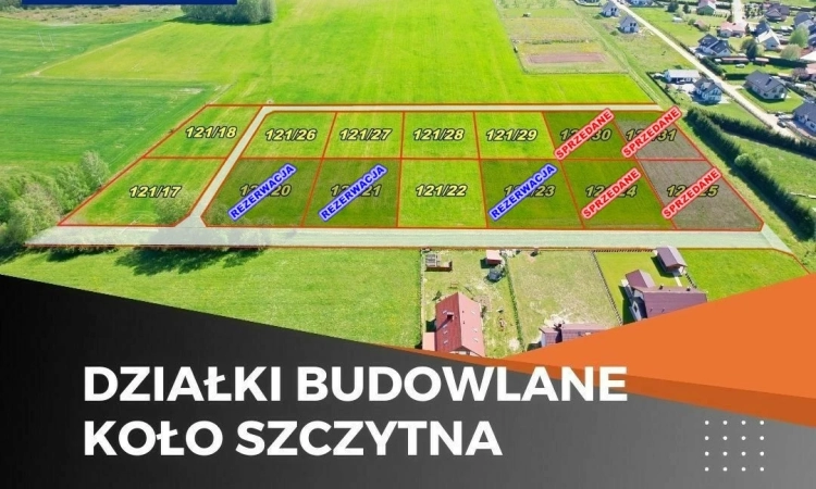 Działki budowlane koło Szczytna | Zdjęcie główne