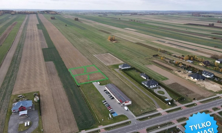 Działki budowlane 900m2, Piotrków Drugi, 15km od L | Zdjęcie główne